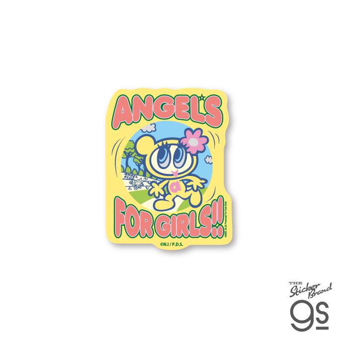 エンジェルブルー ダイカットミニステッカー ANGEL'S FOR GIRLS