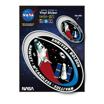 NASAステッカー ロゴ エンブレム 宇宙 スペースシャトル NASA021