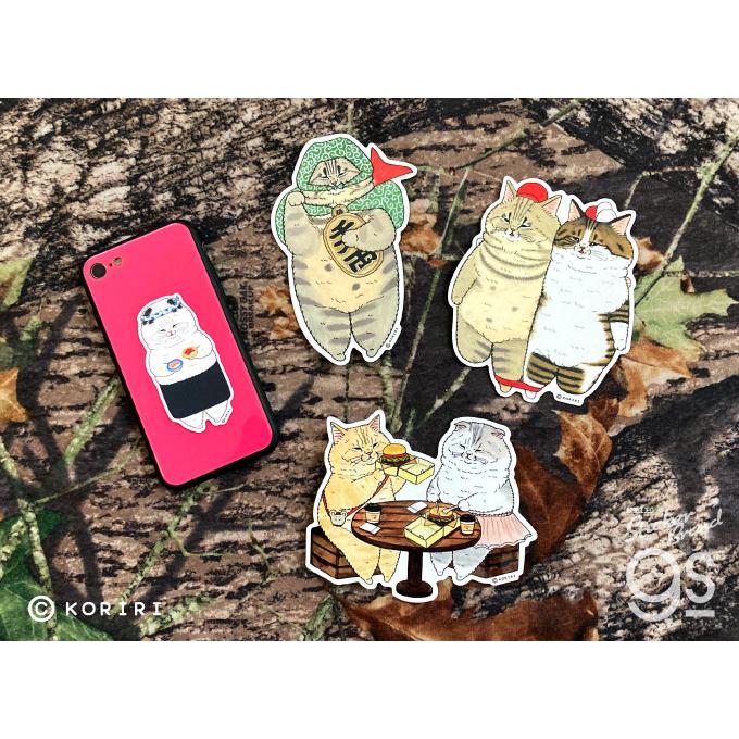 世にも不思議な猫世界 ビッグサイズステッカー ウーヤくん＆ミーヤ