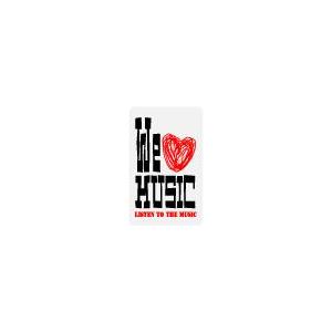 ステッカー NM058 WE LOVE MUSIC : ゼネラルステッカー - 通販 - Yahoo