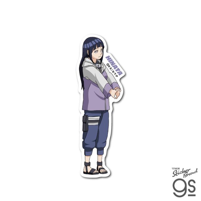 NARUTO-ナルト- 疾風伝 ダイカットビニールステッカー 日向ヒナタ