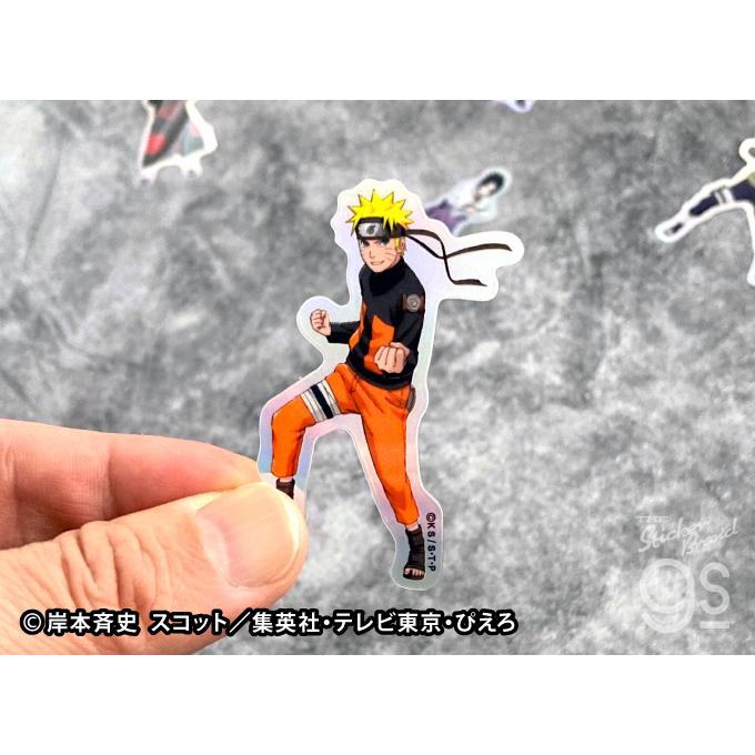 NARUTO-ナルト- 疾風伝 ダイカットビニールステッカー(ホログラム) 我