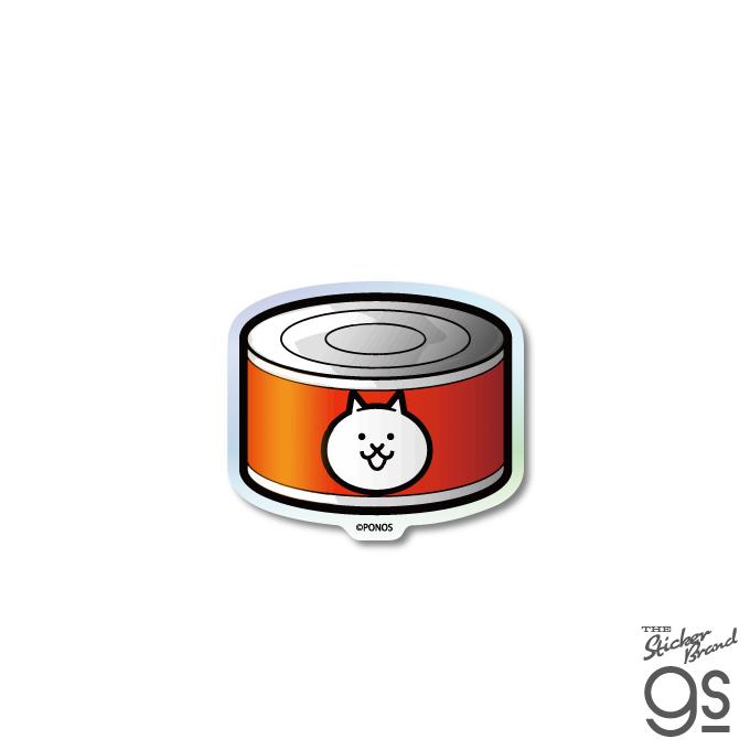 にゃんこ大戦争 ホログラムステッカー ネコカン ゲーム game シュール