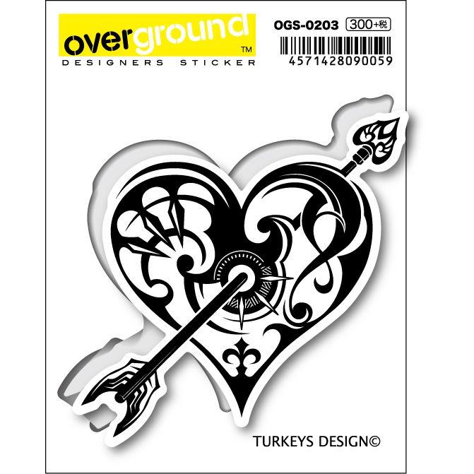 OGS0203 TURKEYS DESIGN ハート トライバル アーティストグッズ