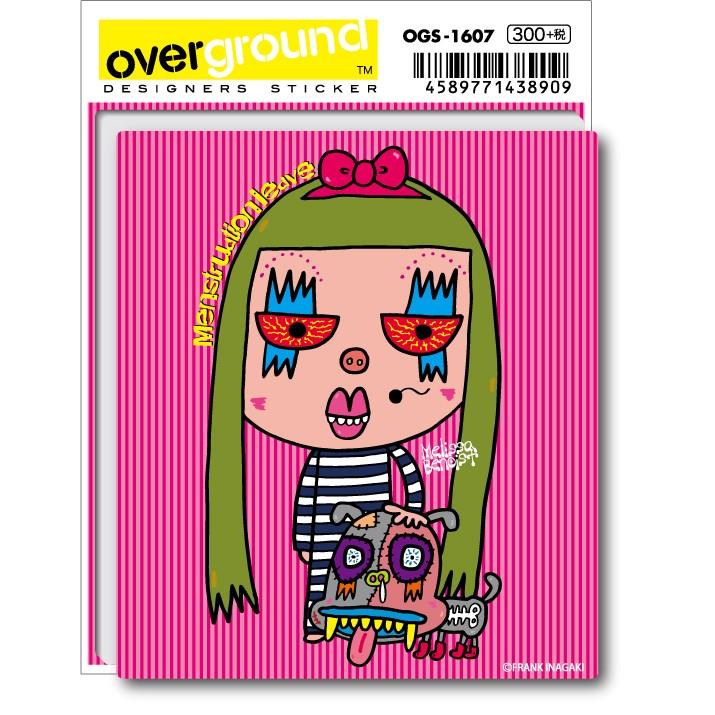 ゲリラSALE▶︎import/海外女の子装飾ステッカーセットG OGS1607 フランクいながき メリッサちゃん アーティストグッズ