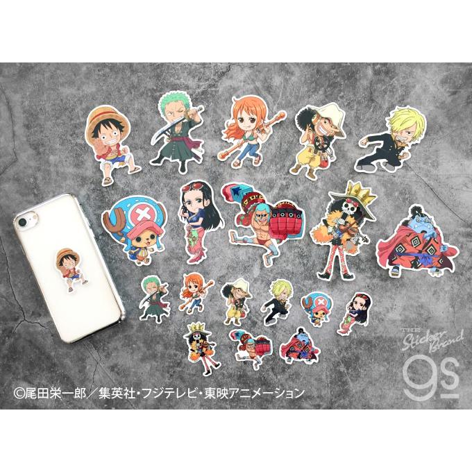 ONE PIECE キャラクターステッカーセット 全10種セット ワンピースSDステッカー キャラクター ダイカット