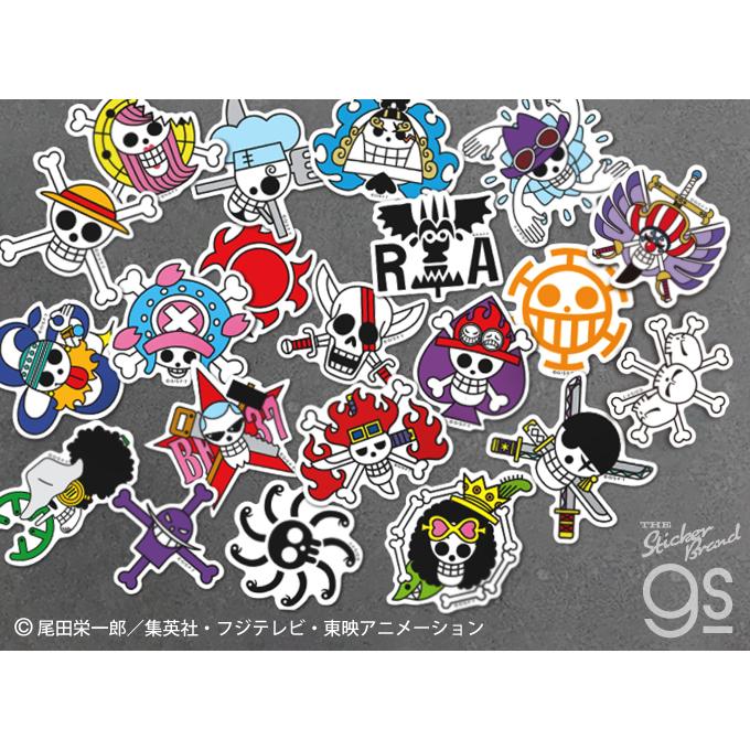 ワンピースステッカー サンジ海賊旗 ダイカットステッカー ONE PIECE