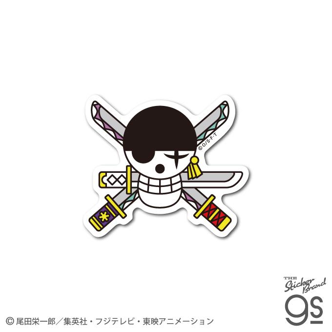 ワンピースステッカー ゾロ海賊旗 ダイカットステッカー ONE PIECE