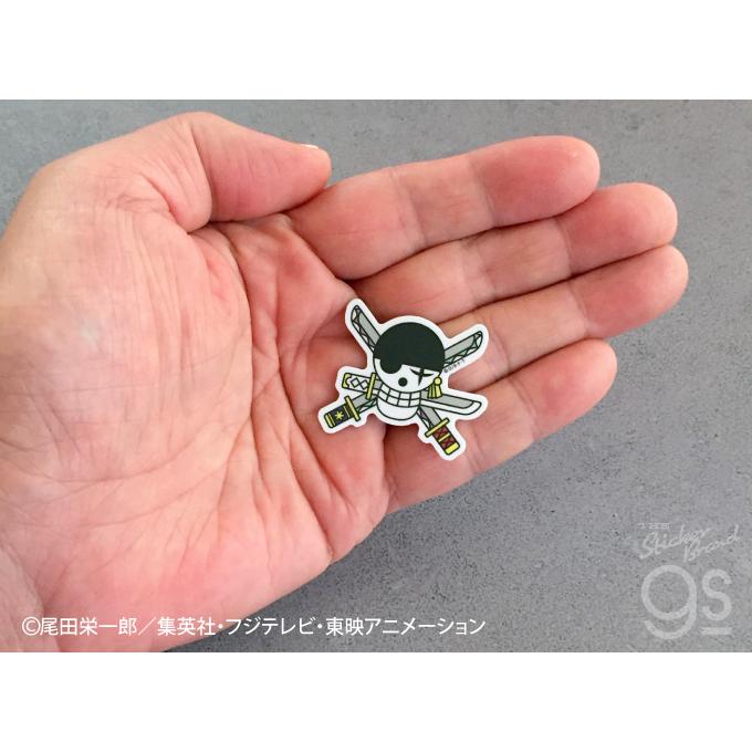 ワンピースステッカー ゾロ海賊旗 ダイカットステッカー ONE PIECE