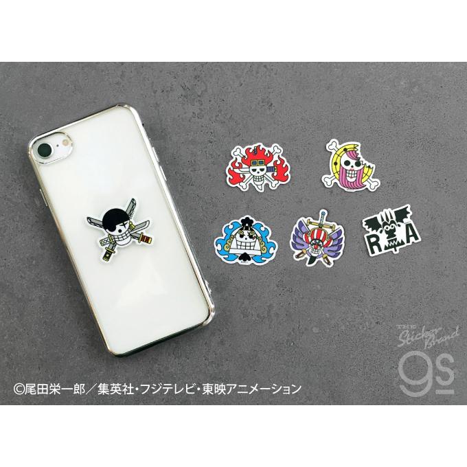 ワンピースステッカー ジンベエ海賊旗 ダイカットステッカー ONE PIECE