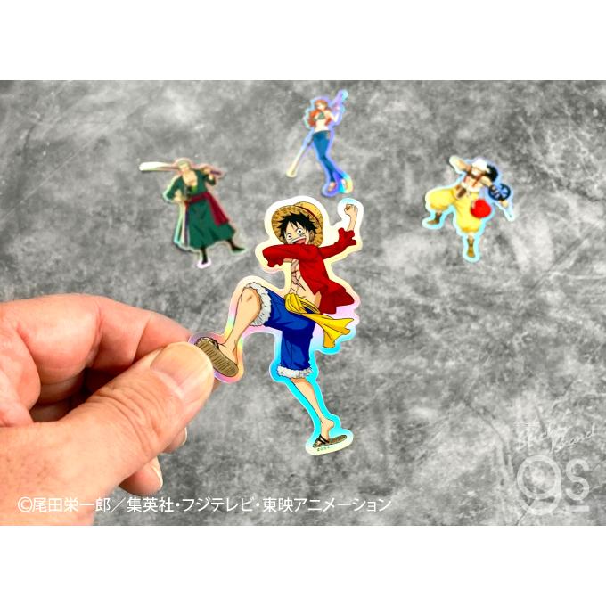 ワンピース ホログラムステッカー ゾロ ONE PIECE 海賊 ライセンス商品