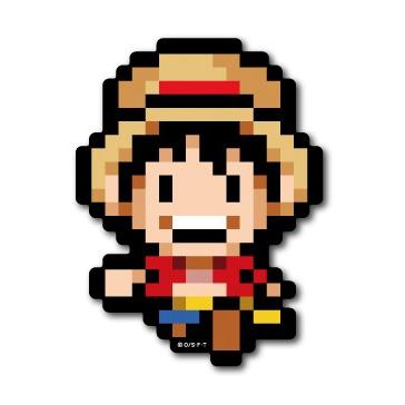 ピクセルワンピース ステッカー ルフィ 新世界ver ノーマルサイズ