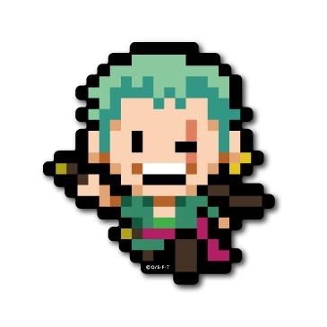 ピクセルワンピース ステッカー ゾロ 新世界ver ノーマルサイズ ピクセルワンピース ステッカー ゾロ 新世界ver ノーマルサイズ