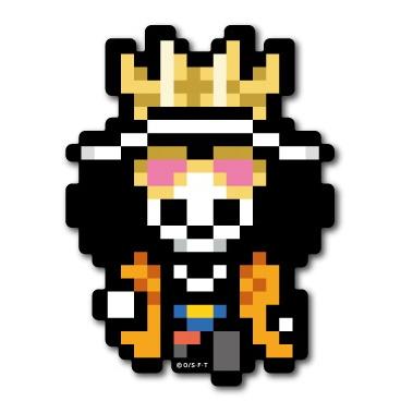 ピクセルワンピース ステッカー ブルック 新世界ver ノーマル ピクセルワンピース ステッカー ブルック 新世界ver ノーマル