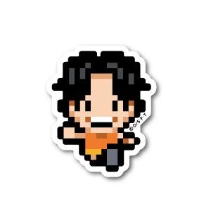ピクセルワンピース ステッカー エース 幼少期 ミニサイズ Opx029s One Piece ドット絵 グッズ Opx 029s ゼネラルステッカー 通販 Yahoo ショッピング