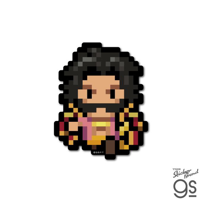 ピクセルワンピースステッカー ロジャー キャラクター ONEPIECE