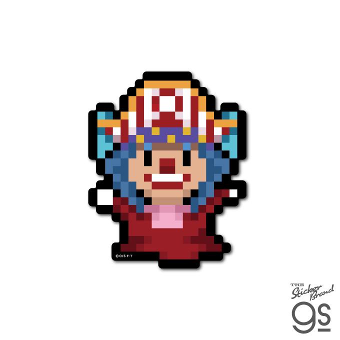 ピクセルワンピースステッカー バギー(エッグヘッドver.) キャラクター