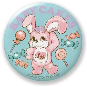 OSB020 Rabbits オイルショックデザインズ缶バッジ｜we-love-sticker