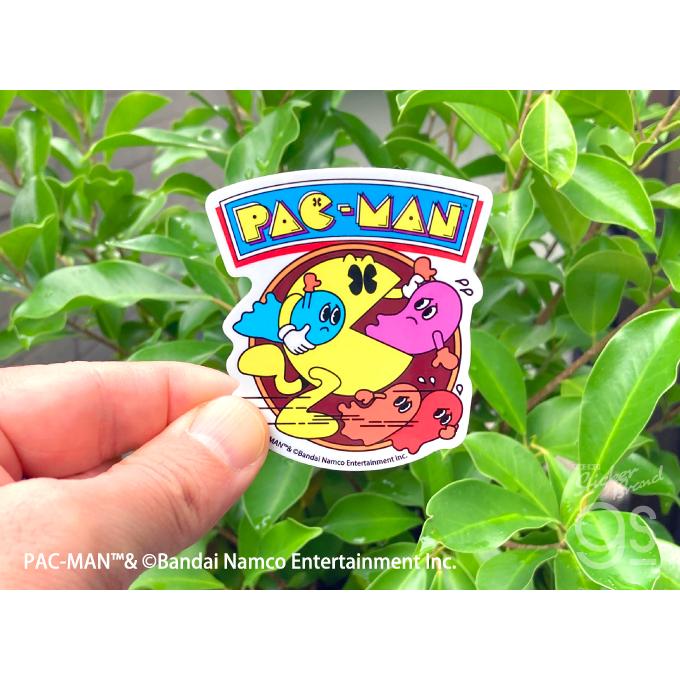 PAC-MAN ダイカットステッカー レトロ パックマン ゲーム game