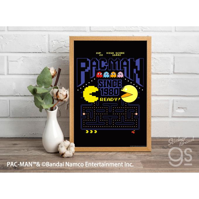 PAC-MAN フォトアートポスター READY！ パックマン ゲーム game レトロ