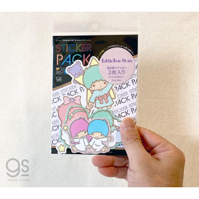 3枚セット ステッカーパック リトルツインスターズ アソート
