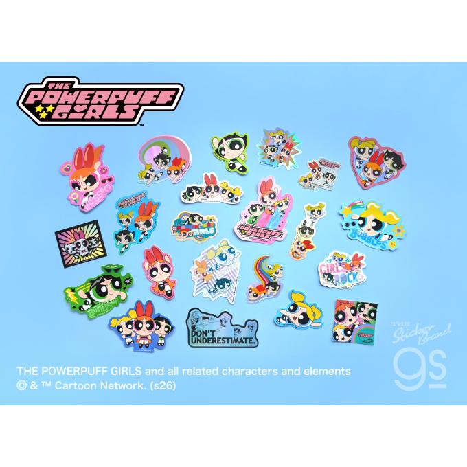 5種セット パワーパフ ガールズ ダイカットステッカー パワパフ