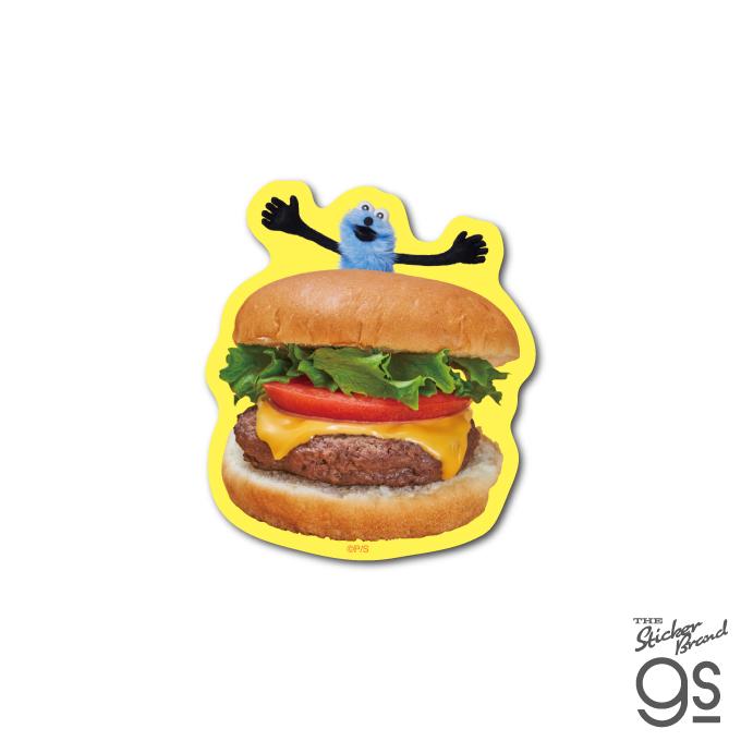 パペットスンスン ダイカットミニステッカー ハンバーガーとスンスン