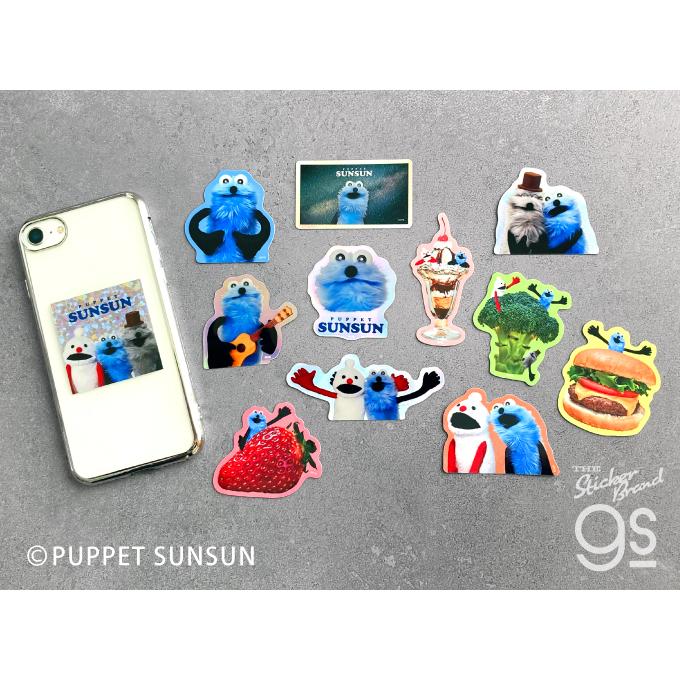 6種セット パペットスンスン ホログラムミニステッカー SNS 人気