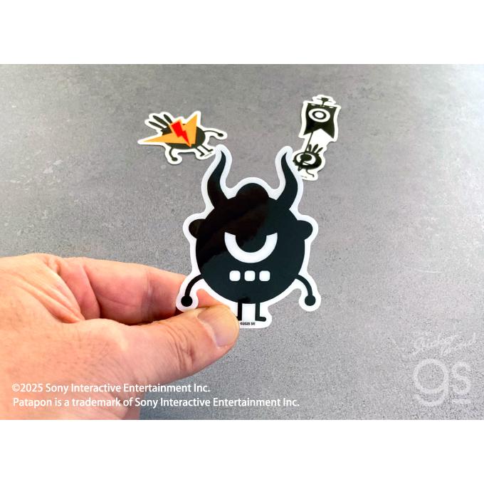 パタポン1+2 リプレイ ダイカットクリアステッカー めがポン PATAPON