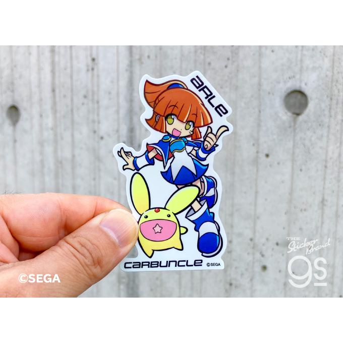 ぷよぷよ ダイカットステッカー アルル＆カーバンクル SEGA セガ