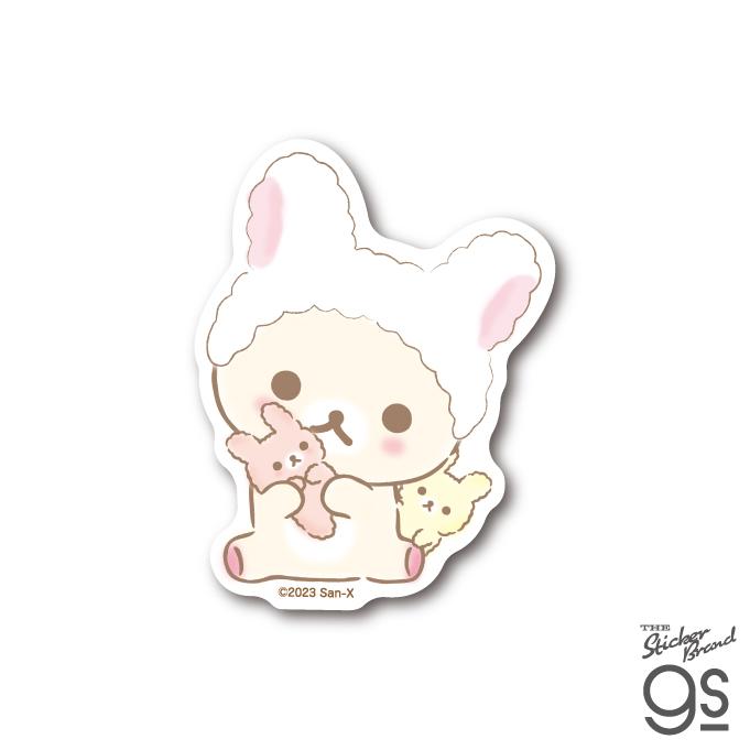 リラックマ ダイカットステッカー コリラックマ うさぎ かわいい