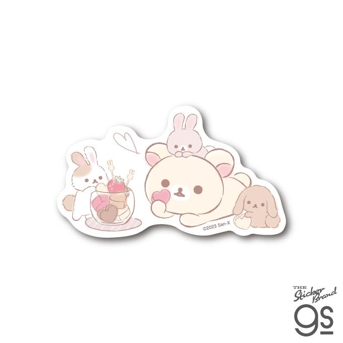 リラックマ ダイカットステッカー コリラックマ お菓子 かわいい