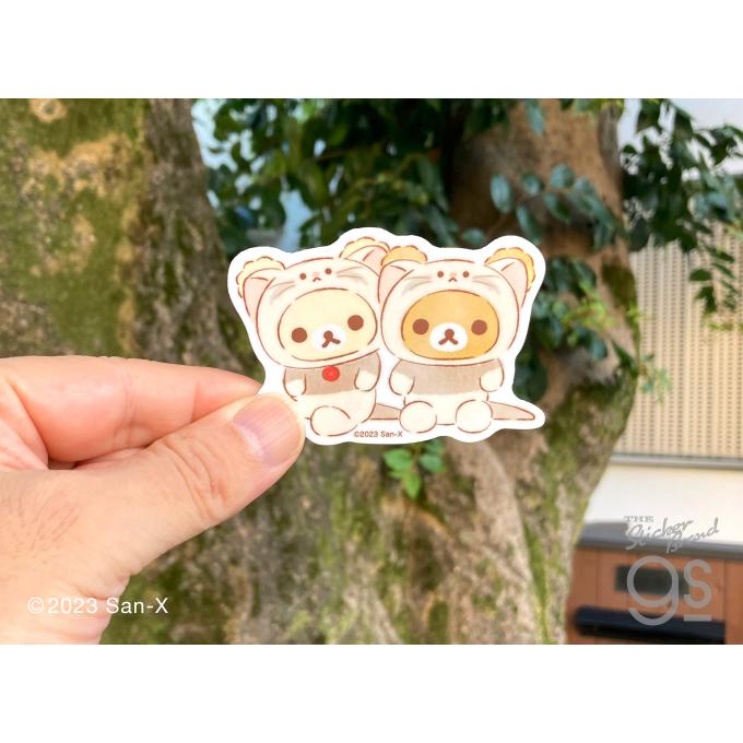 リラックマ ダイカットステッカー ねこ2 かわいい キャラクター