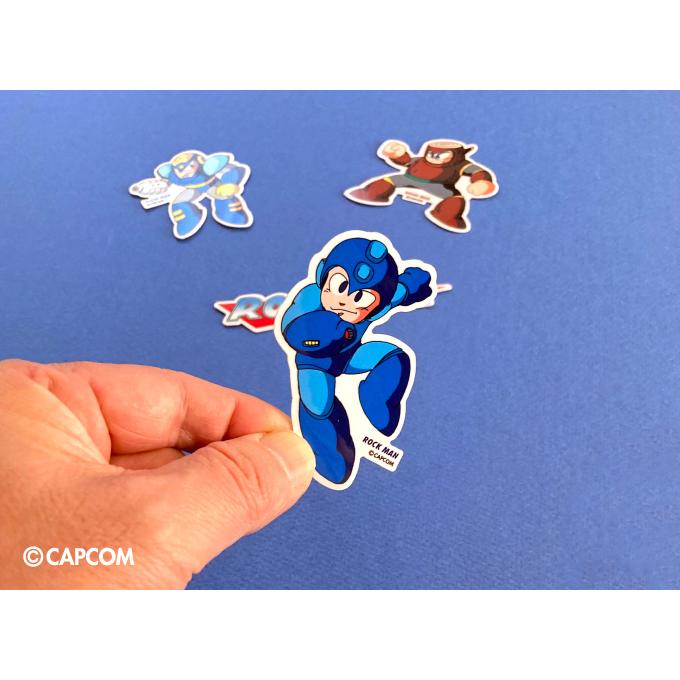 10種セット ロックマン ダイカットステッカー ゲーム CAPCOM カプコン