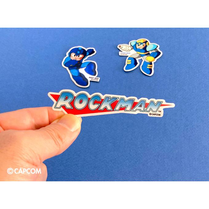 10種セット ロックマン ダイカットステッカー ゲーム CAPCOM カプコン