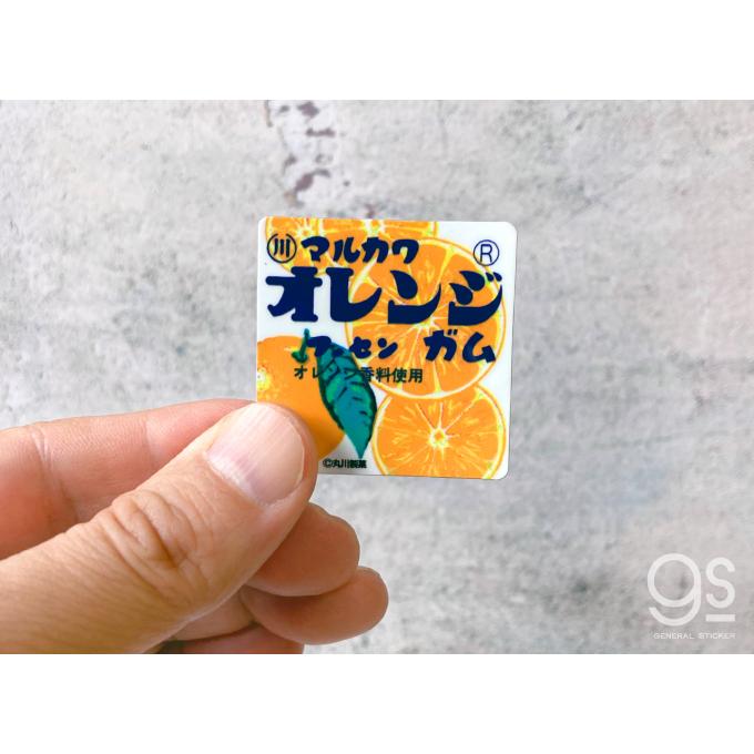 レトロ駄菓子 ステッカー りんごフーセンガム マルカワ ガム 昭和