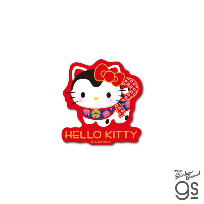 サンリオキャラクターズ 和モチーフ ミニステッカー ハローキティ