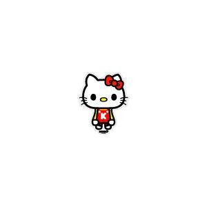 SANRIO サンリオ×パンソンワークスコラボ SAN06 キティ ステッカー｜we-love-sticker｜02