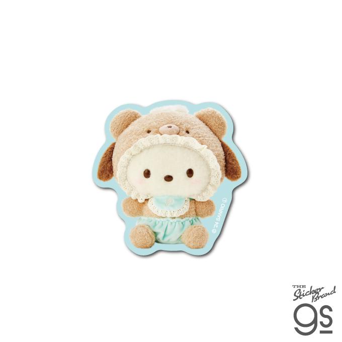 サンリオキャラクターズ ラテクマベビー ミニステッカー ポチャッコ
