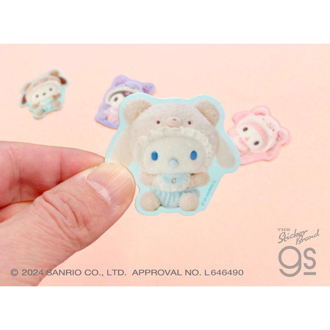 サンリオキャラクターズ ラテクマベビー ミニステッカー ポチャッコ