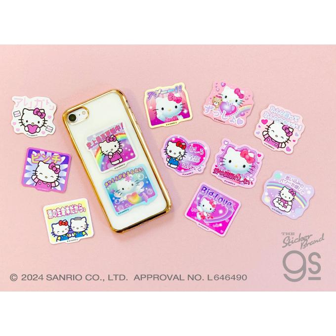 ハローキティY2K ミニステッカー 愛は値崩れしない サンリオ KITTY