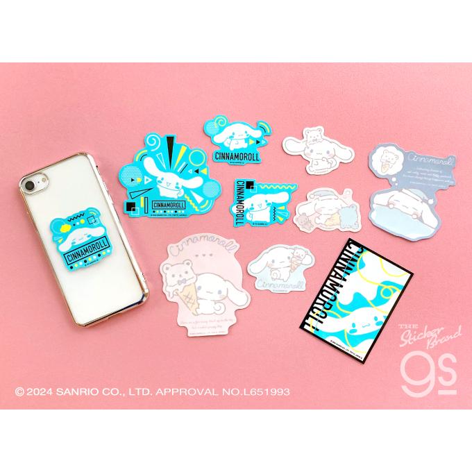 サンリオ シナモロール モカ ストラップ　マスコット シール サンリオ シナモロール モカ ストラップ マスコット シール