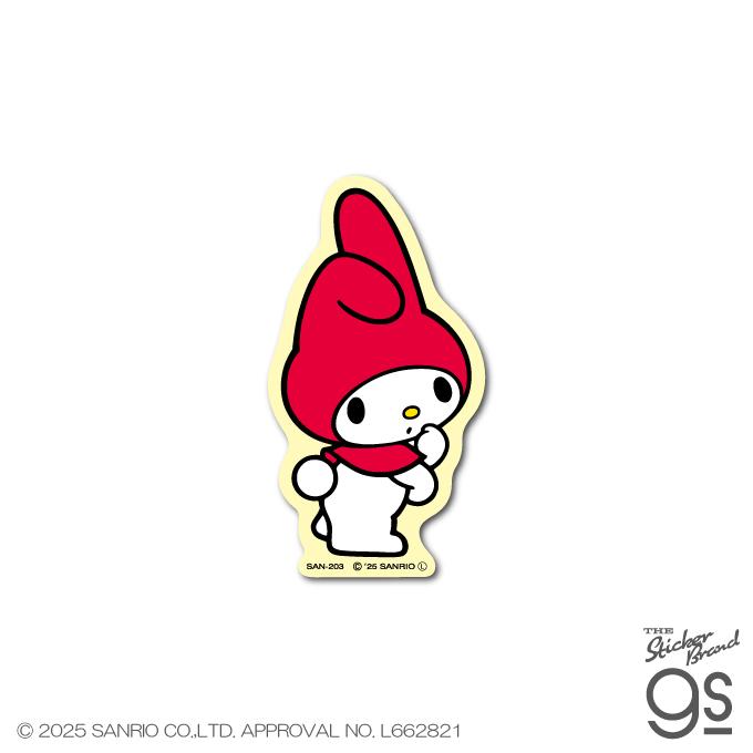 サンリオキャラクターズ ダイカットミニステッカー マイメロディ