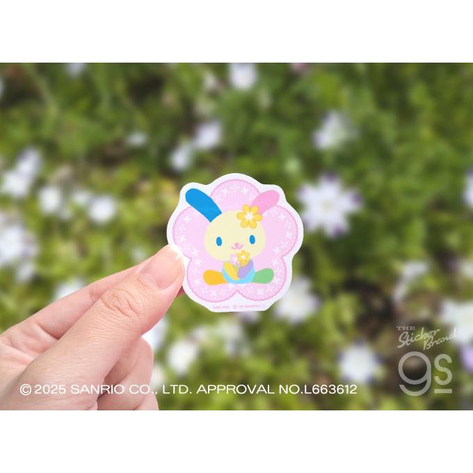 ウサハナ ダイカットミニステッカー なかよし サンリオ sanrio 可愛い
