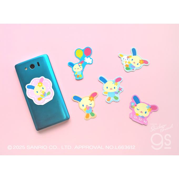 ウサハナ ダイカットミニステッカー 風船 サンリオ sanrio 可愛い 人気