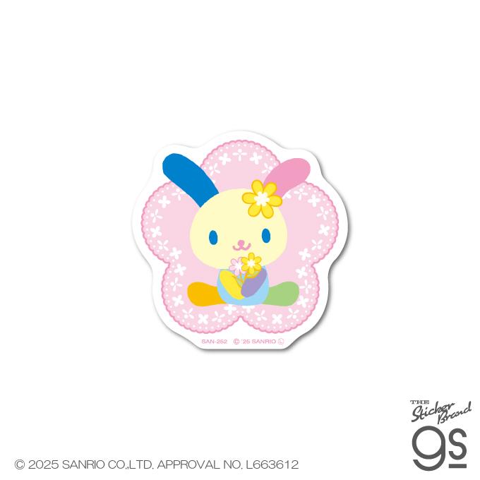 ウサハナ ダイカットミニステッカー お花 サンリオ sanrio 可愛い 人気