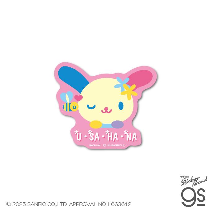 ウサハナ ダイカットミニステッカー ウィンク サンリオ sanrio 可愛い