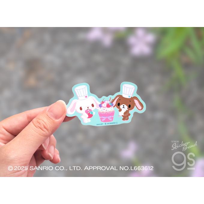 シュガーバニーズ ダイカットミニステッカー クッキー サンリオ sanrio