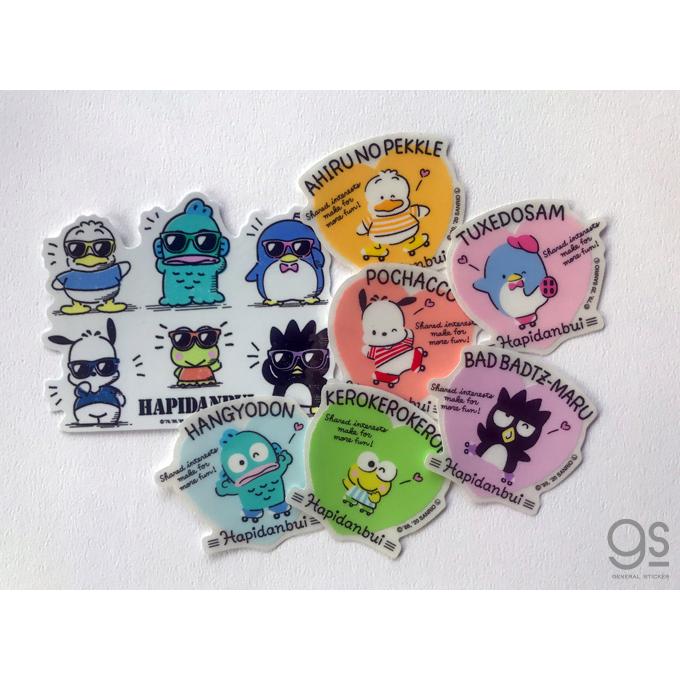 全7種セット はぴだんぶい クリアステッカー 限定デザイン まとめ買い