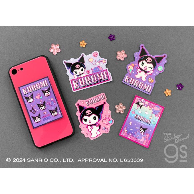 5種セット クロミピクセルアート ダイカットステッカー サンリオ
